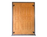 Powder Coat Wood Grain Door